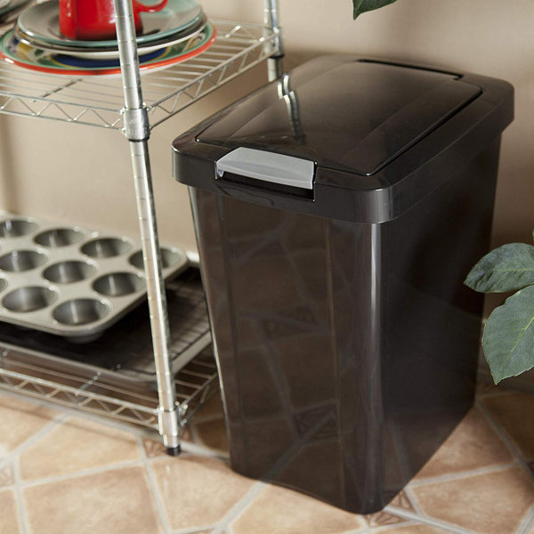 Sterilite 8 Gallon Touch Top Trash Can & Reviews Wayfair
